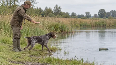 Jagdhundeausbildung - Praxistraining am Wasser